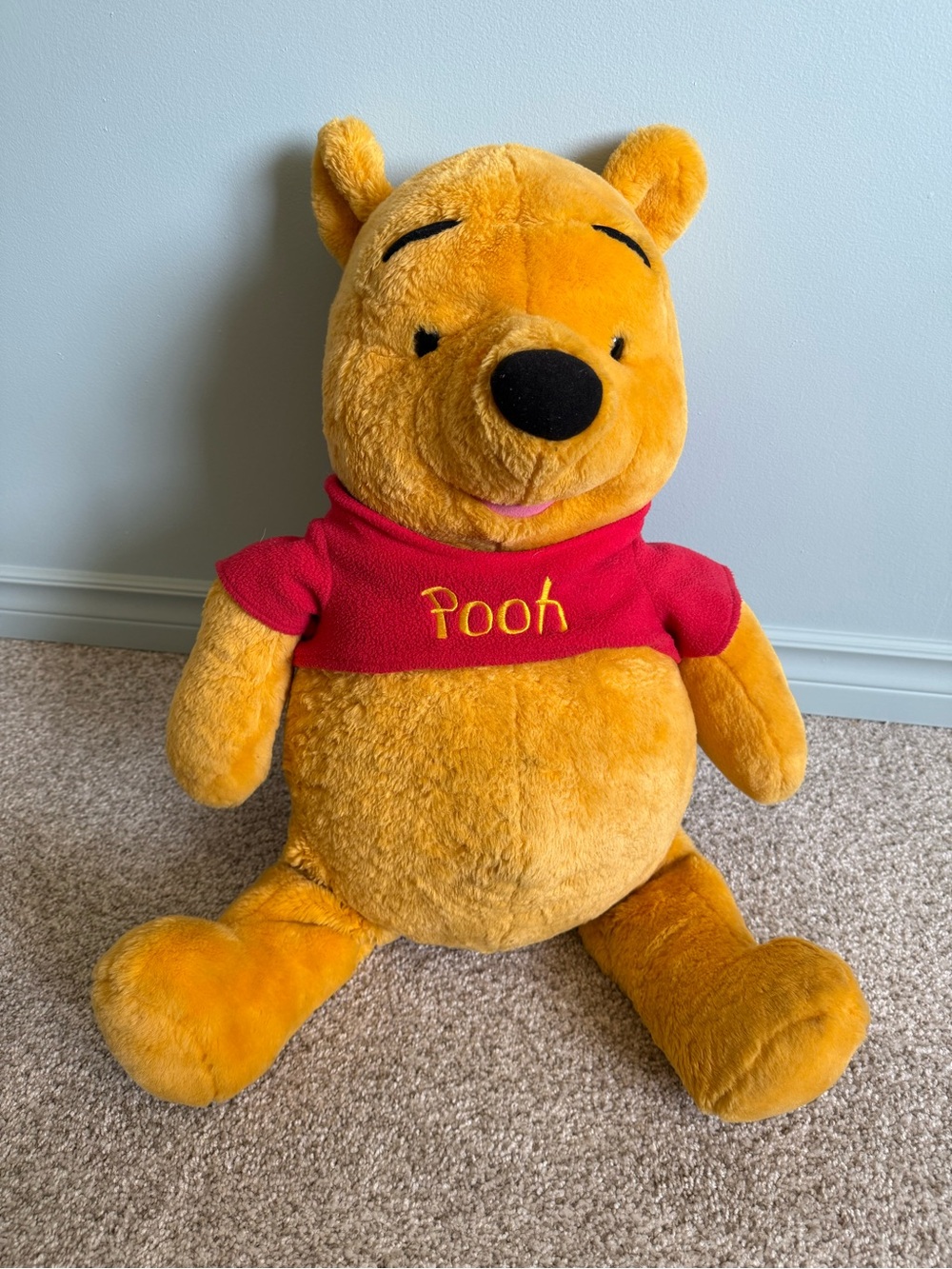 Disney Vintage Winnie the Pooh “I Talk” Jumbo Plush